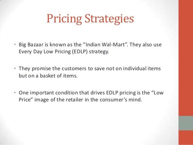big bazaar cost leadership strategy positioning of big bazaar